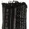 The Bead Chest Ebony Black Bogolan Mali Mud Cloth - Handmade African Textile from West Africa - 40x64 Inches - Ideal for Home Decor, Boho Throw Blanket, Upholstery, or Crafts